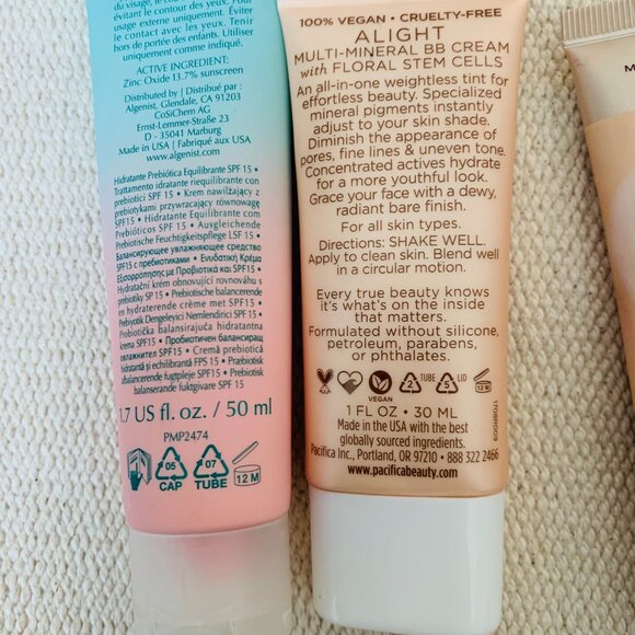 Algenist Alive Probiotic SPF 15 Sunscreen, Pacifica BB Foundation... Lot 5 - Picture 7 of 10